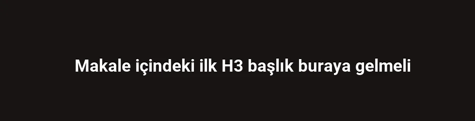 Hedefleri Somut ve Ölçülebilir Hale Getirme