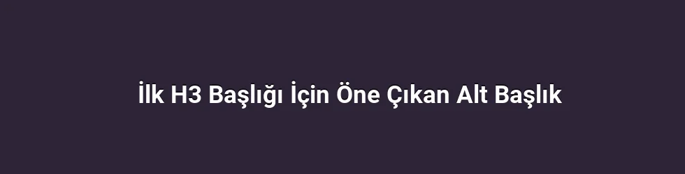 Enflasyon Etkisini Gösteren Temel Kalemler