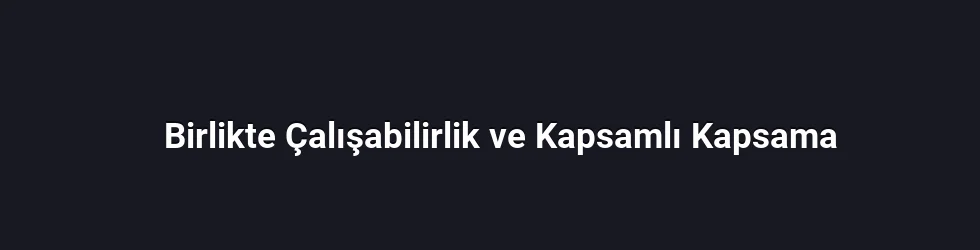 Birlikte Çalışabilirlik ve Kapsamlı Kapsama
